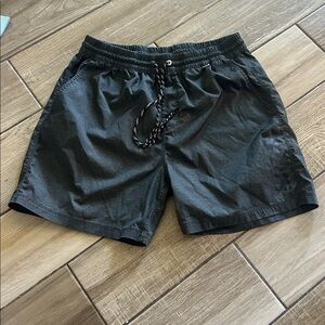 Hurley Charcoal Elastic Waist Shorts